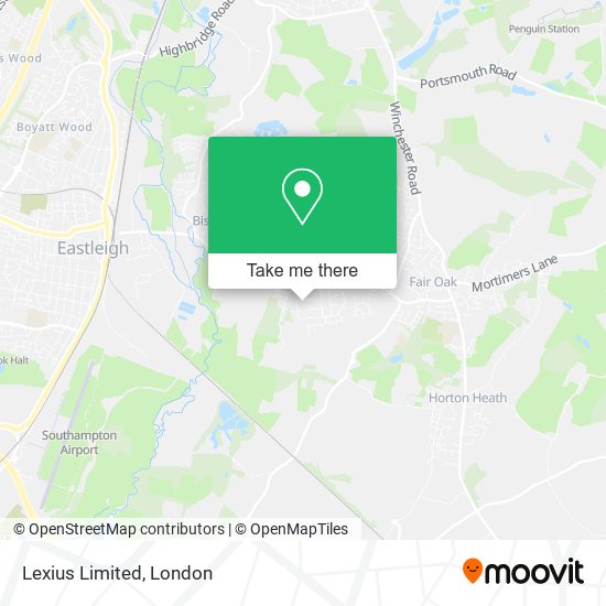 Lexius Limited map