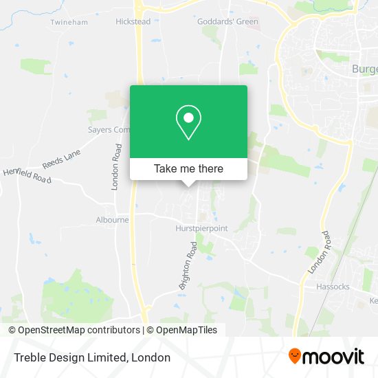 Treble Design Limited map