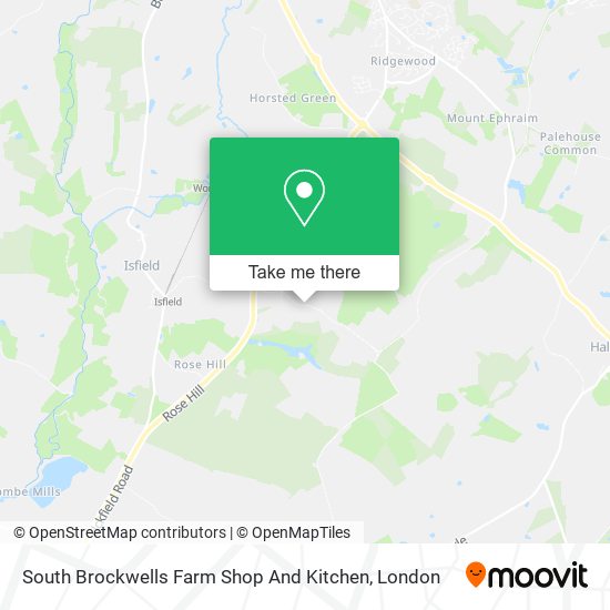 South Brockwells Farm Shop And Kitchen map