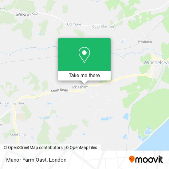 Manor Farm Oast map