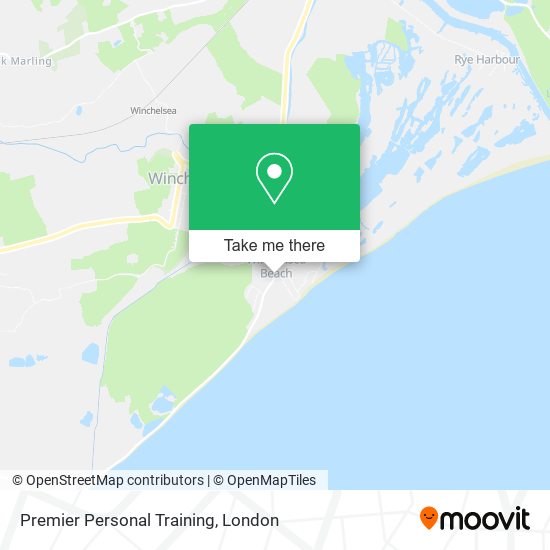 Premier Personal Training map
