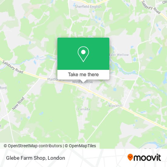 Glebe Farm Shop map