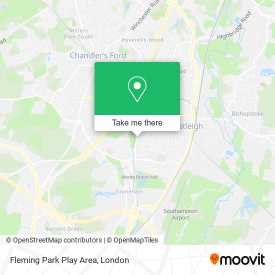 Fleming Park Play Area map