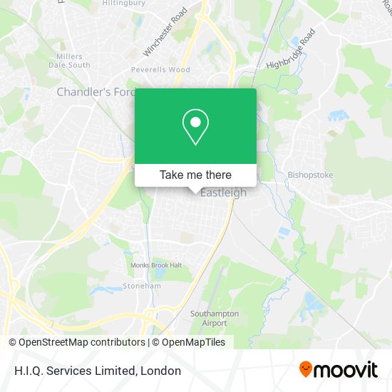 H.I.Q. Services Limited map