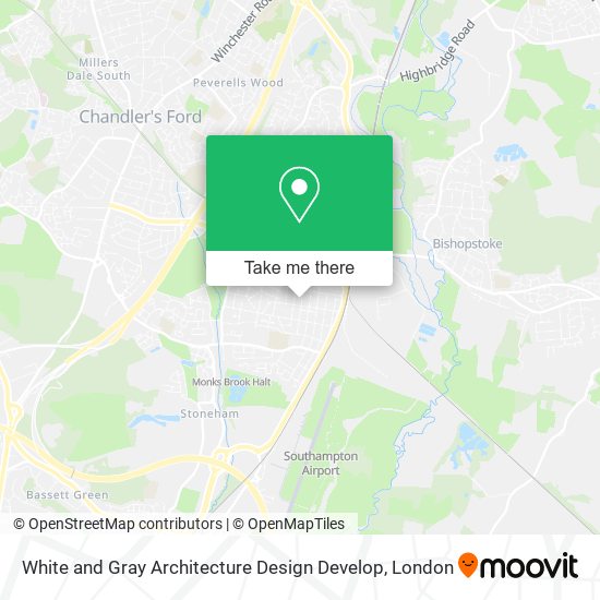 White and Gray Architecture Design Develop map