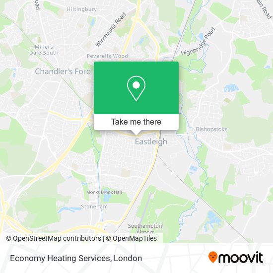 Economy Heating Services map