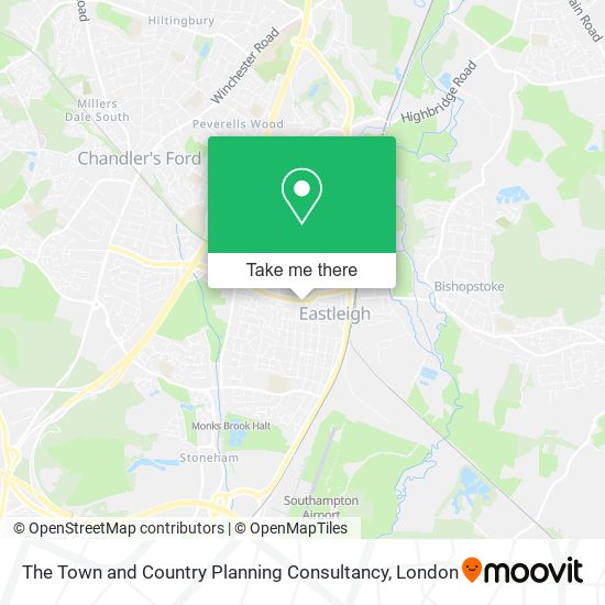 The Town and Country Planning Consultancy map