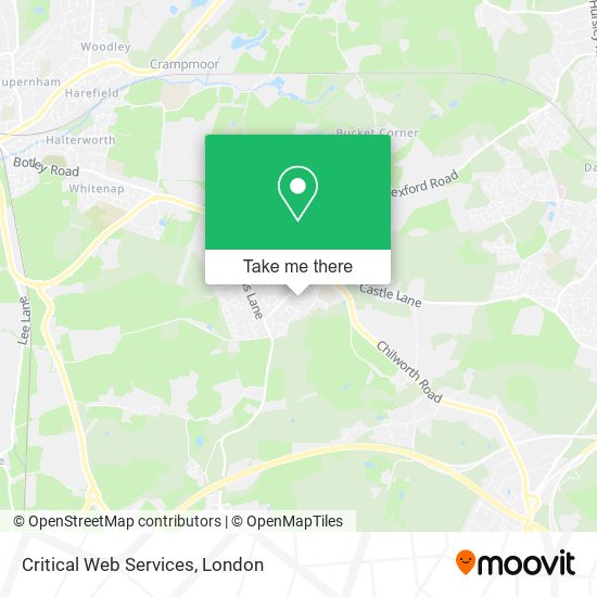 Critical Web Services map