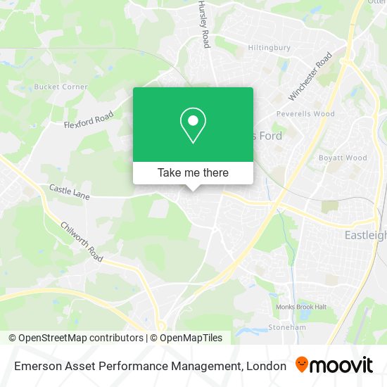 Emerson Asset Performance Management map