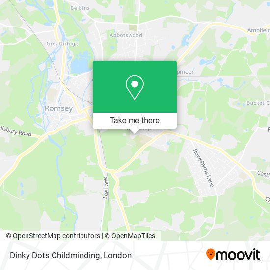 Dinky Dots Childminding map