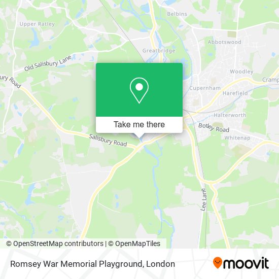 Romsey War Memorial Playground map