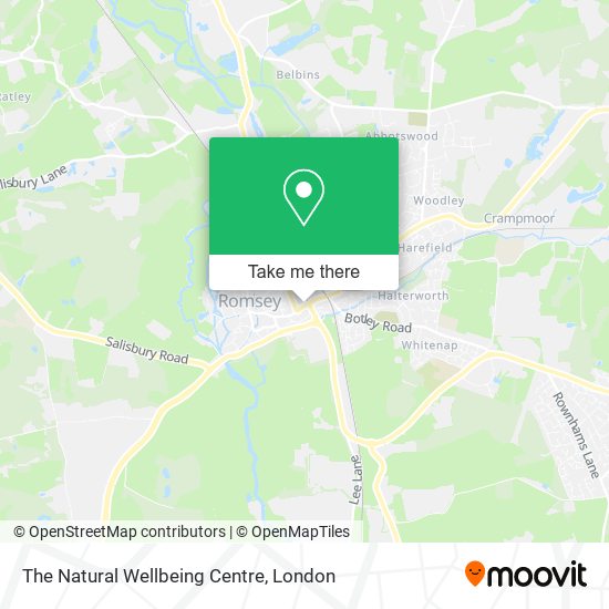 The Natural Wellbeing Centre map