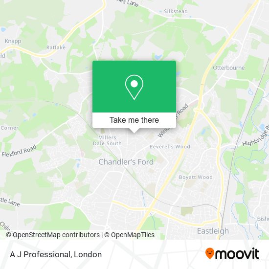 A J Professional map
