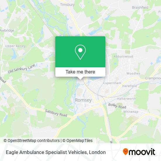 Eagle Ambulance Specialist Vehicles map