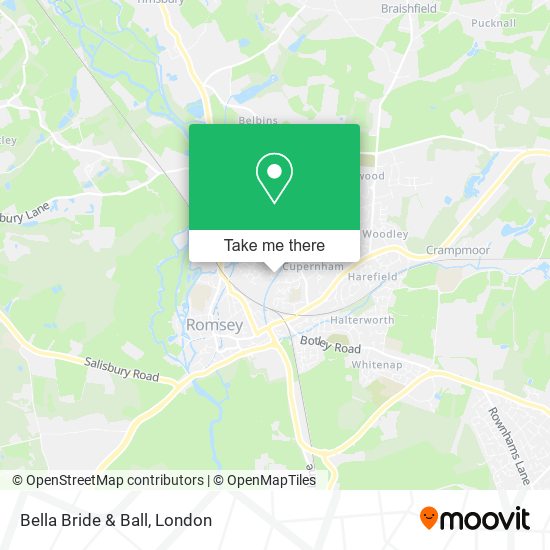 Bella Bride & Ball map