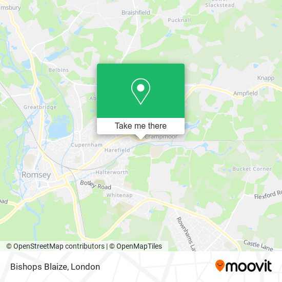 Bishops Blaize map