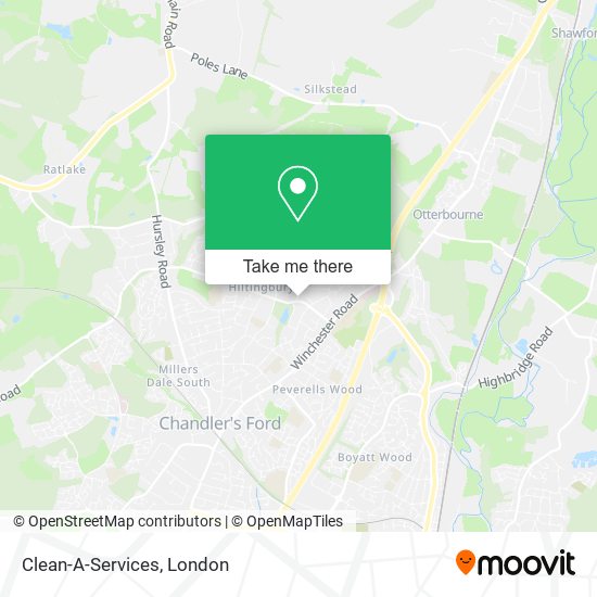 Clean-A-Services map
