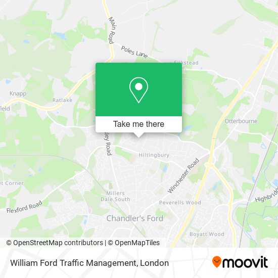 William Ford Traffic Management map