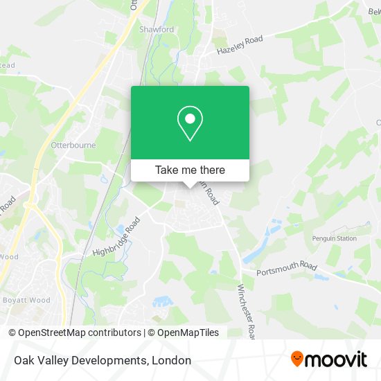 Oak Valley Developments map