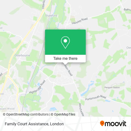 Family Court Assistance map
