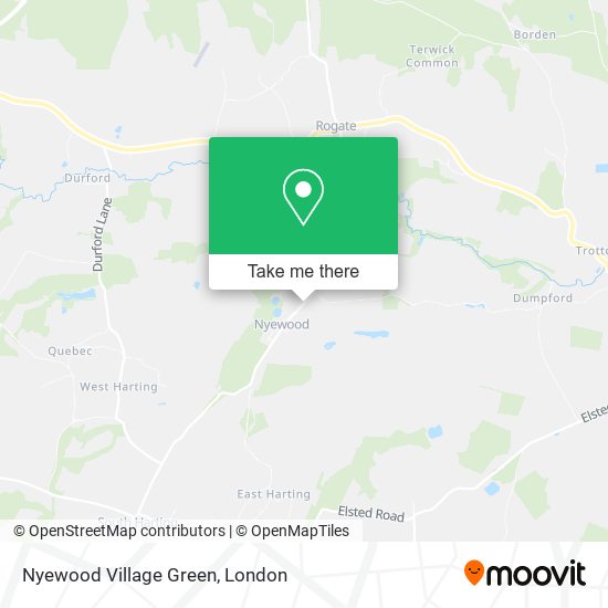 Nyewood Village Green map
