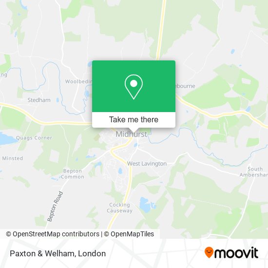 Paxton & Welham map