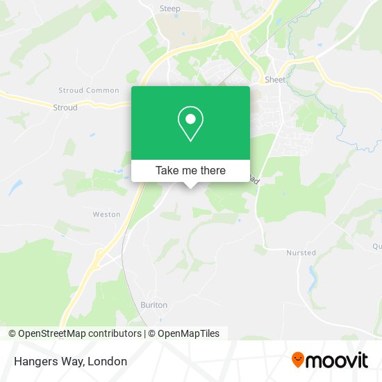 Hangers Way map
