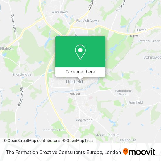 The Formation Creative Consultants Europe map