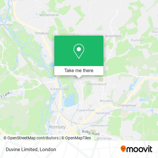 Duvine Limited map