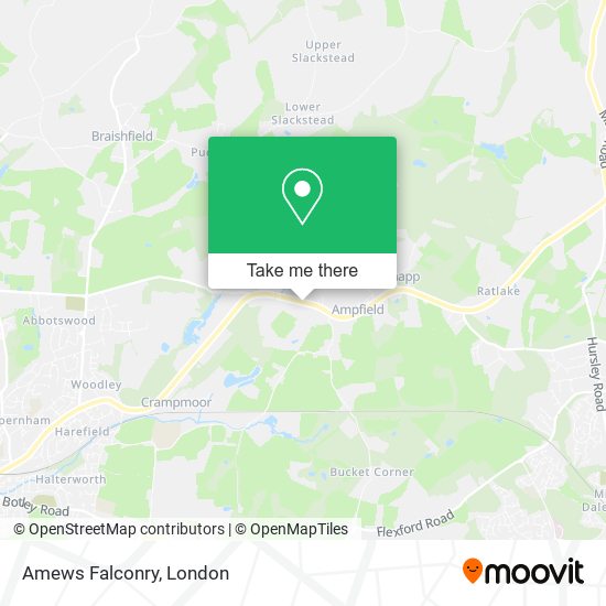 Amews Falconry map