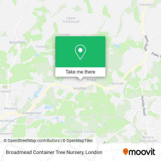 Broadmead Container Tree Nursery map