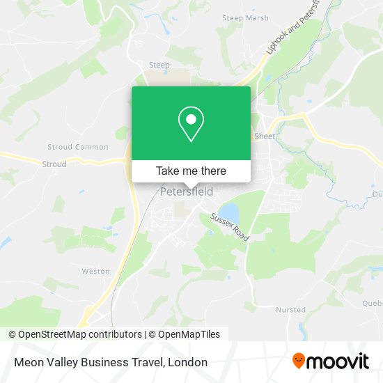 Meon Valley Business Travel map