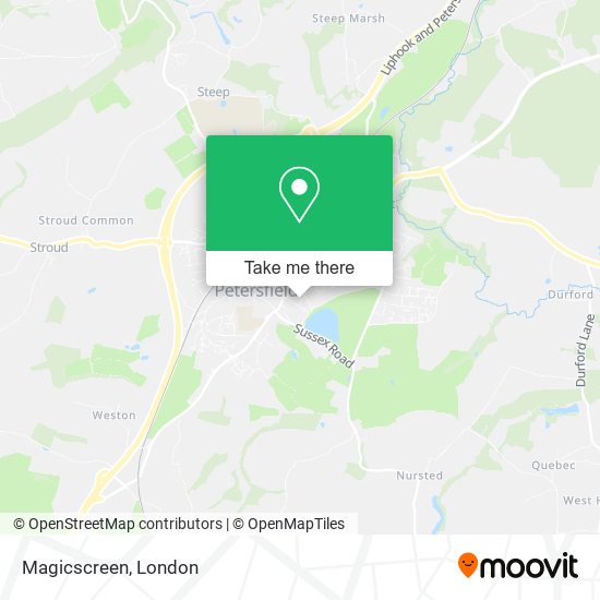 Magicscreen map