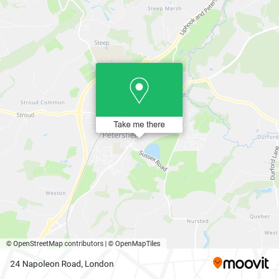 24 Napoleon Road map