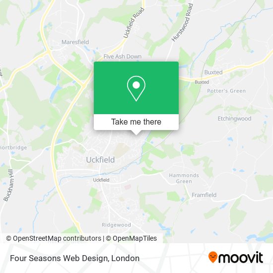 Four Seasons Web Design map