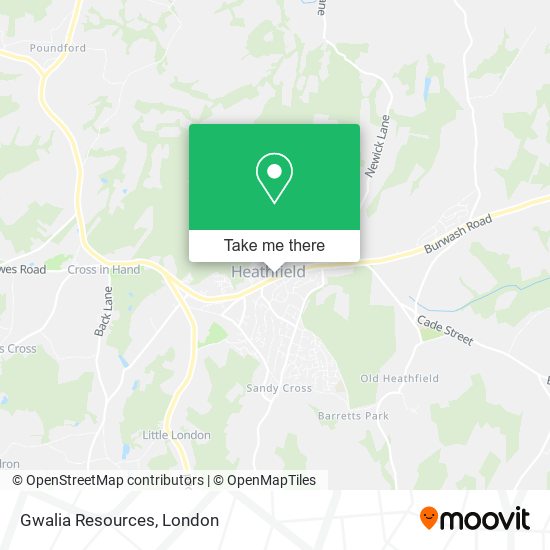 Gwalia Resources map