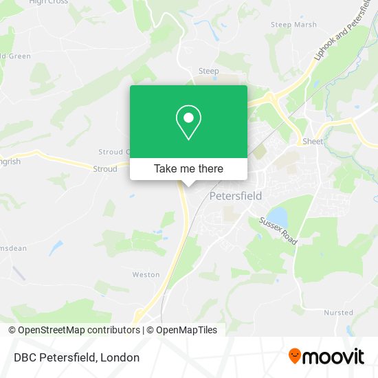 DBC Petersfield map
