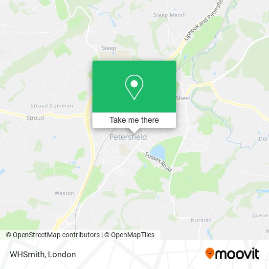 WHSmith map
