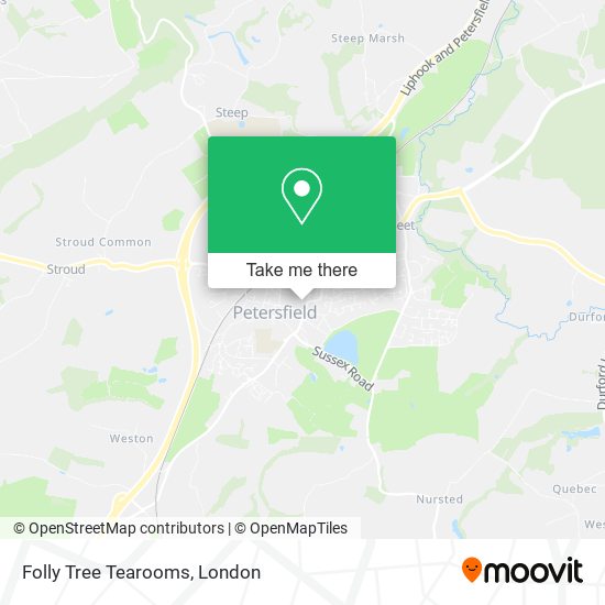 Folly Tree Tearooms map
