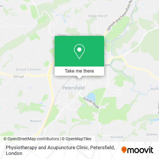 Physiotherapy and Acupuncture Clinic, Petersfield map