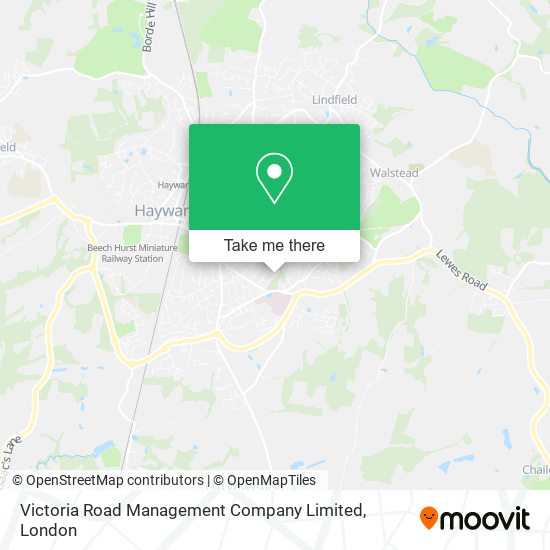 Victoria Road Management Company Limited map