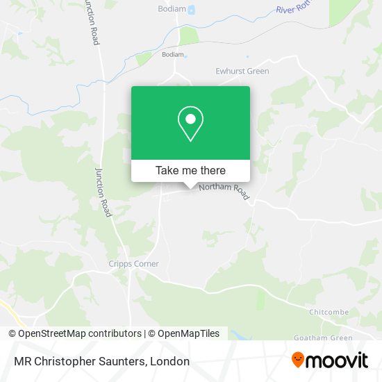 MR Christopher Saunters map