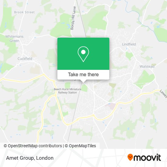 Amet Group map