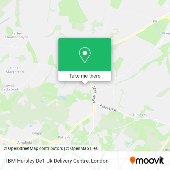 IBM Hursley De1 Uk Delivery Centre map