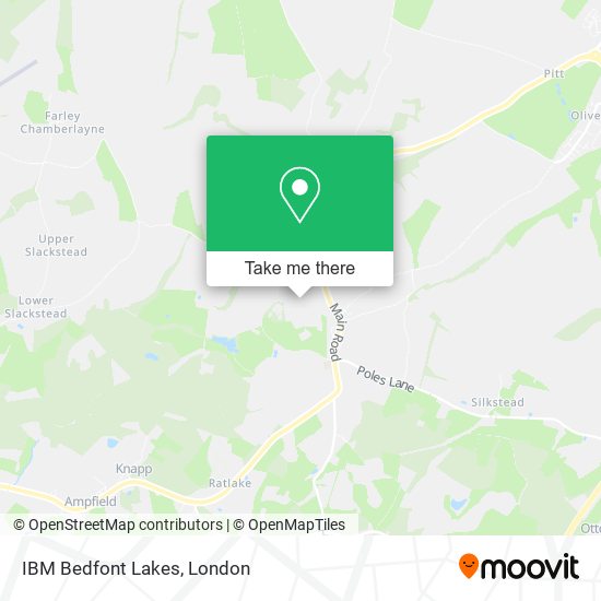 IBM Bedfont Lakes map