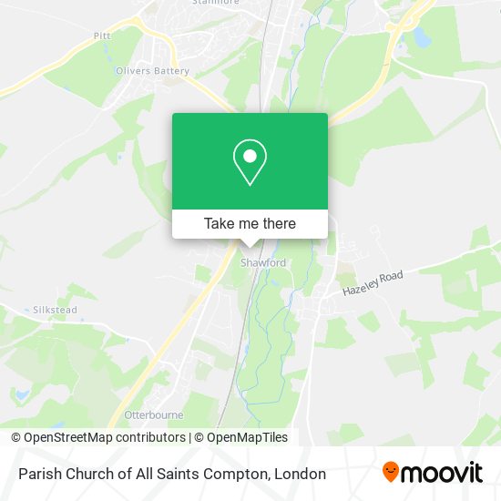 Parish Church of All Saints Compton map