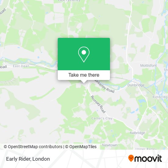 Early Rider map