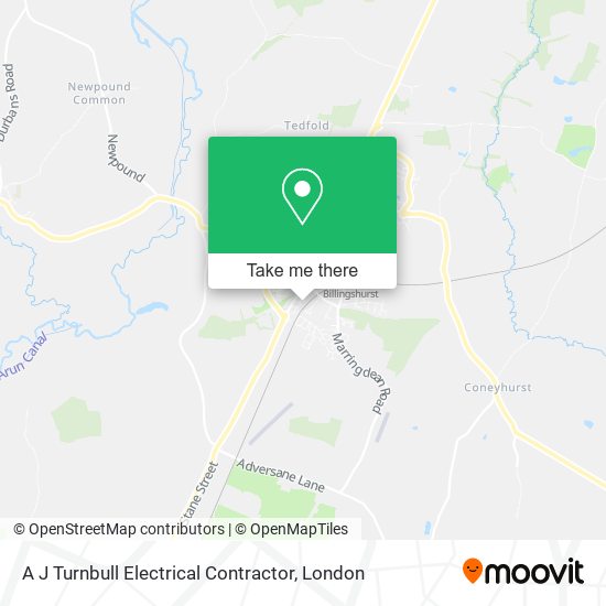 A J Turnbull Electrical Contractor map