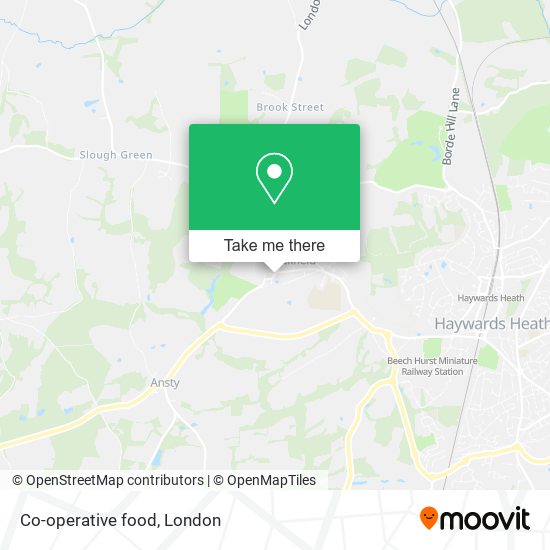 Co-operative food map