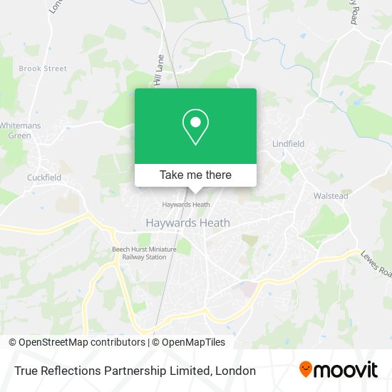 True Reflections Partnership Limited map